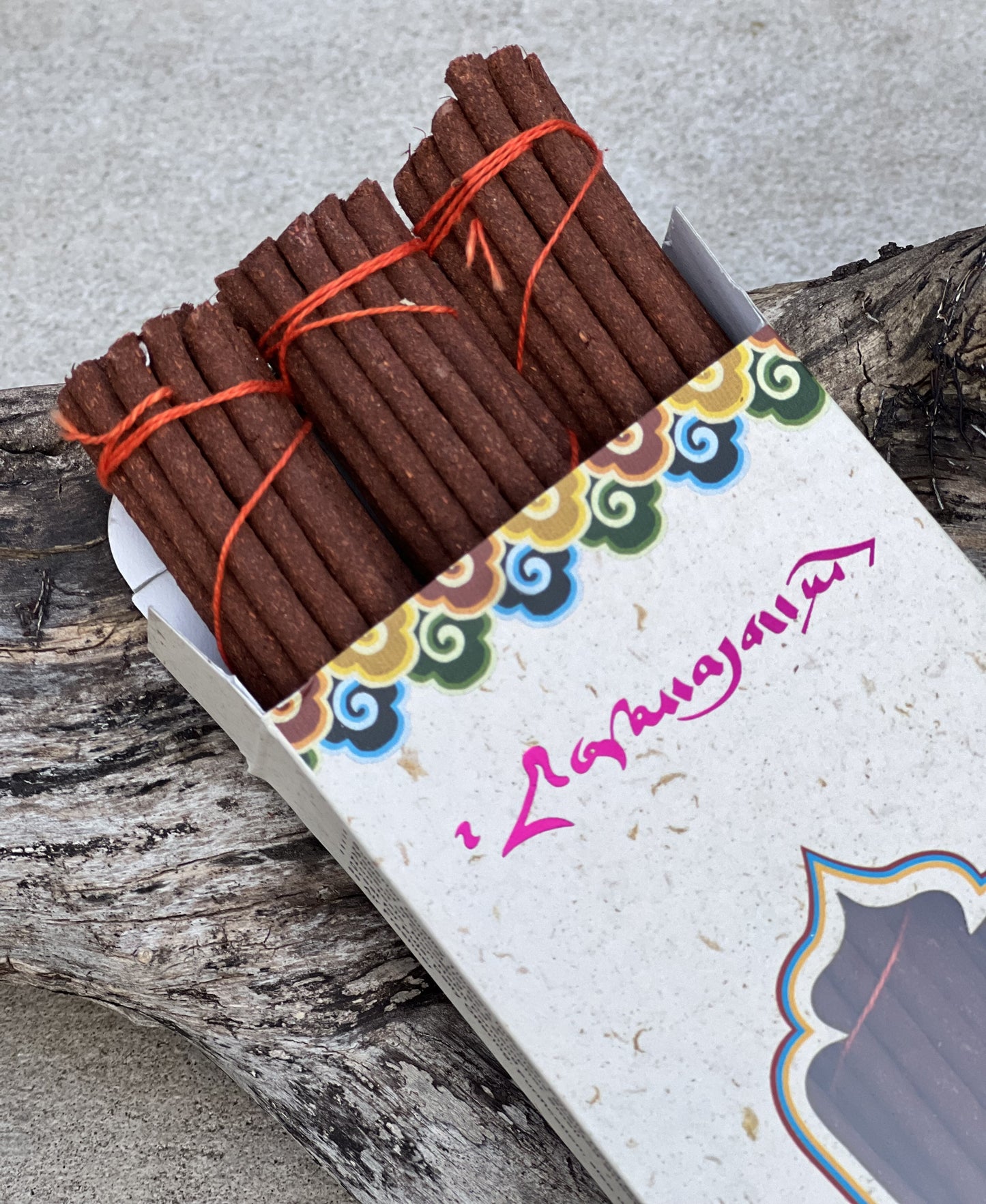 Tibetan Original Healing Incense 3 Rolls 60 Sticks Box - DharmaObjects