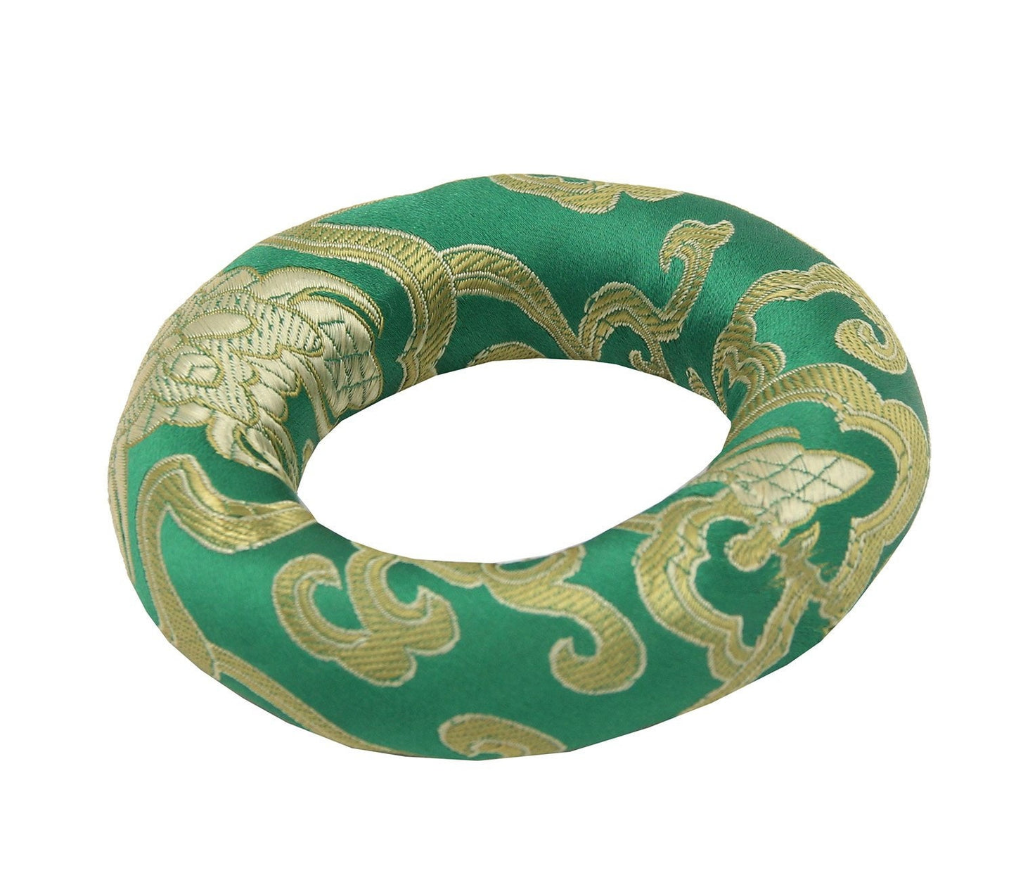 Silk Brocade Ring Cushion Pillow for Tibetan Singing Bowl Hand Made