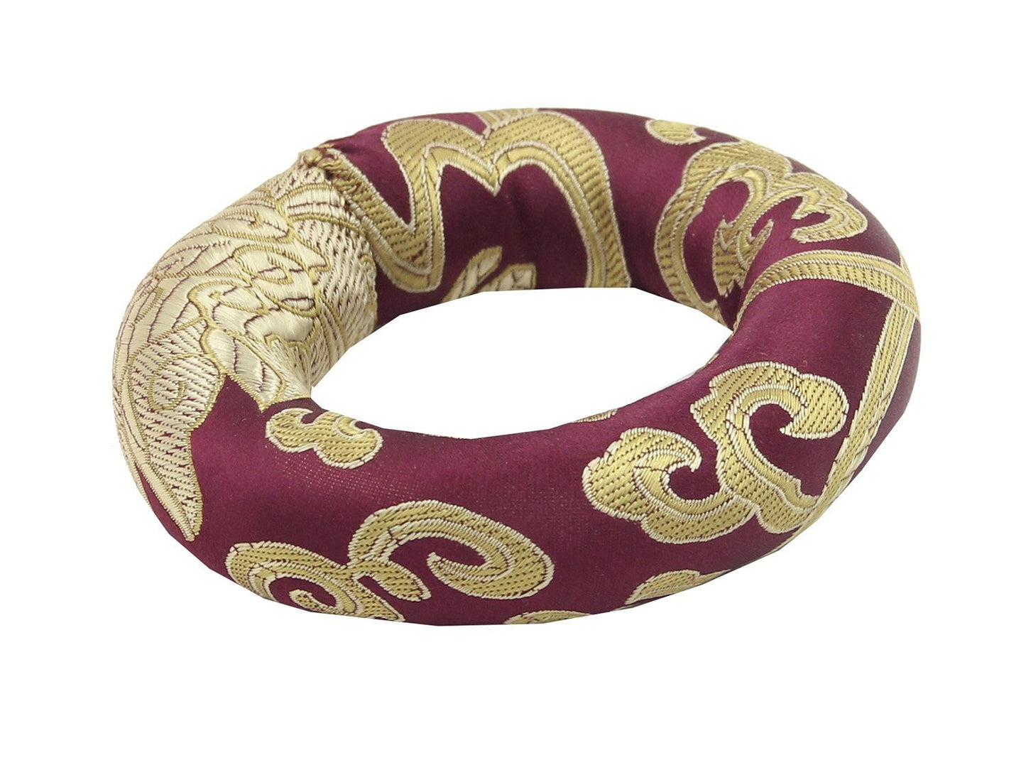 Silk Brocade Ring Cushion Pillow for Tibetan Singing Bowl Hand Made