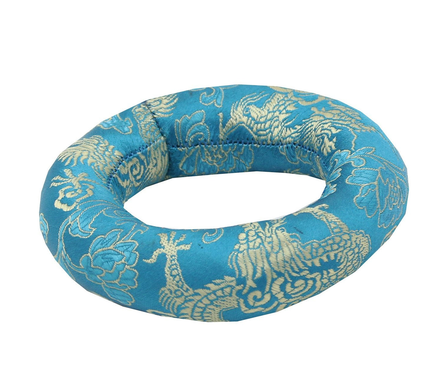 Silk Brocade Ring Cushion Pillow for Tibetan Singing Bowl Hand Made