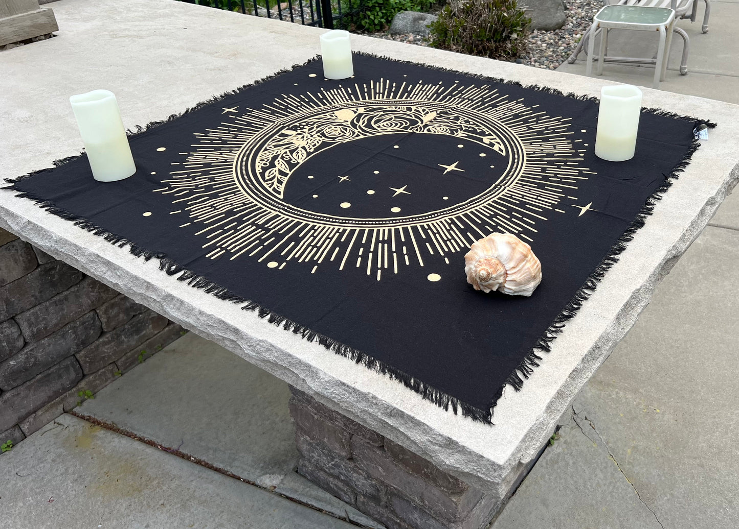 Altar Cloth Tarot Witchcraft Table Cloth Cover Wall Decor Wall Art 36 X 36 Inches