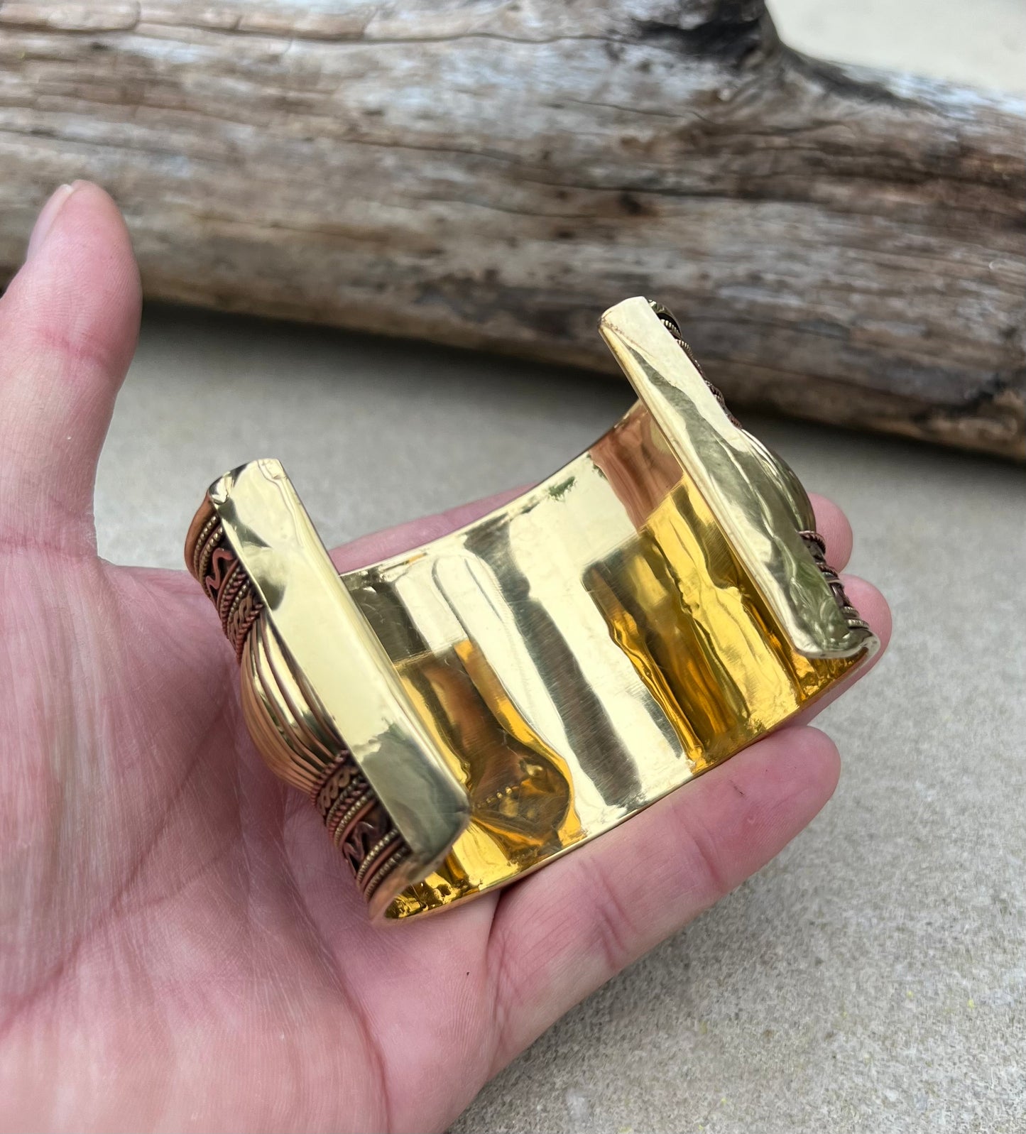 Handcrafted Cuff Bracelet Vintage Design Boho Gypsy Ethnic Jewelry