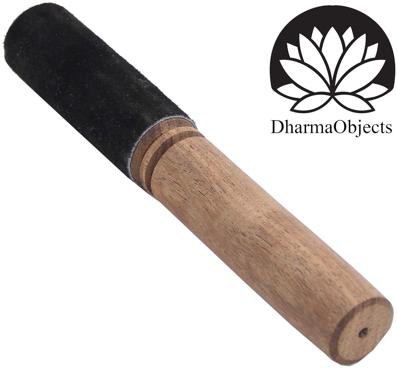Suede Singing Bowl Striker Mallet Beater Tool Small - DharmaObjects