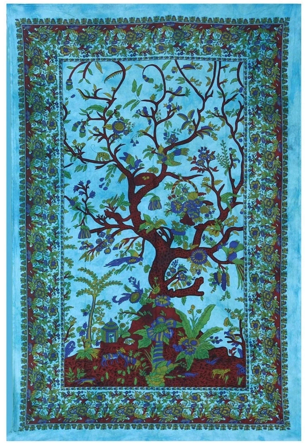 Tree Of Life Tapestry Wall Hanging Decor 80”X50”