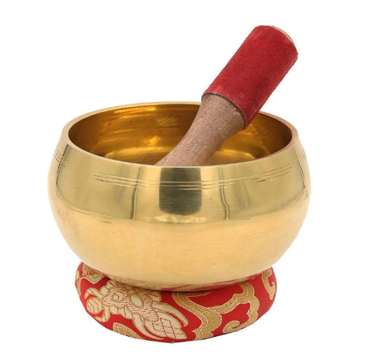 Large Tibetan Singing Bowl Complete Set