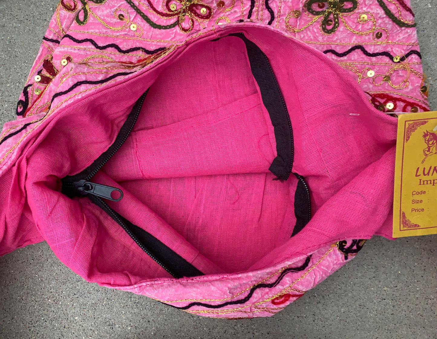 Hobo Hippie Bohemian Sling Crossbody Peace Sign Purse Bag