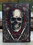 Handmade Skull Embossed Leather Journal