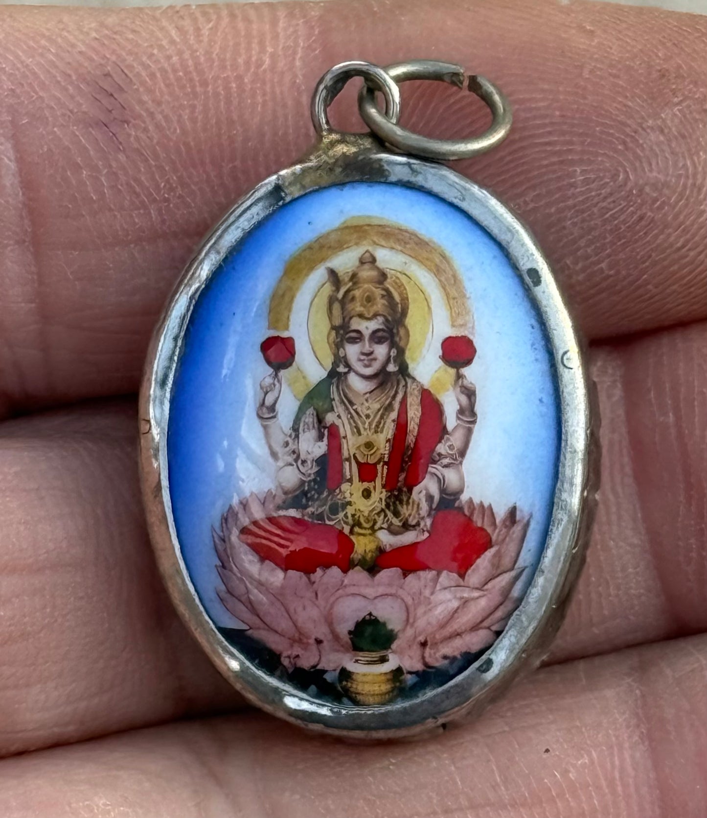 Enameled Hindu God & Goddess Pendants
- Yoga Jewelry