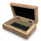 Hand-Carved Lotus Wooden Keepsake Box Jewelry Storage Box