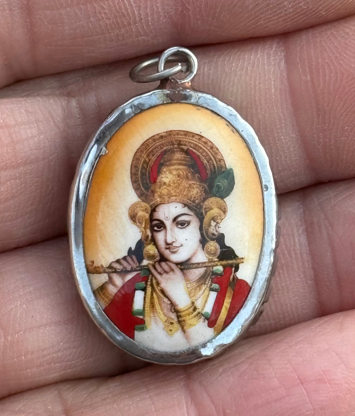 Enameled Hindu God & Goddess Pendants
- Yoga Jewelry