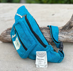 Boho Style Hemp Fanny Pack – Handmade Adjustable Waist & Crossbody Bag