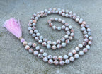 Red Jasper Mala 108 Beads – Hand Knotted Gemstone Meditation Prayer Necklace