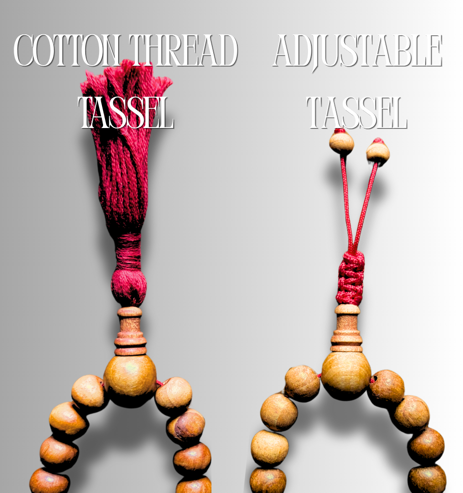 Sandalwood Carnelian Mala