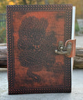 Handmade Year of the Dragon Embossed Leather Journal