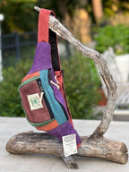 Boho Style Hemp Fanny Pack – Handmade Adjustable Waist & Crossbody Bag