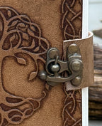 Handmade Tree of Life Embossed Leather Journal