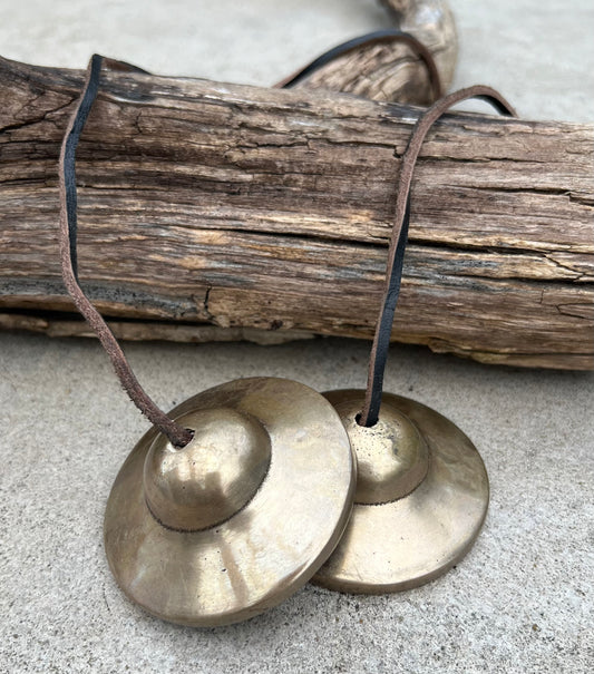 Tibetan Buddhist Meditation Yoga Tingsha Cymbal Bell Chimes With Pouch