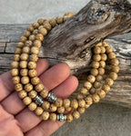 Natural Lotus Seed 108 Beads Prayer Mala - DharmaObjects