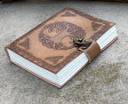 Handmade Tree of Life Embossed Leather Journal