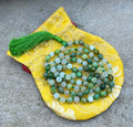 Green Agate 108 Bead Mala – Handmade Buddhist Prayer & Meditation Necklace