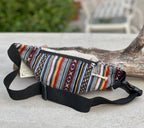 Boho Style Hemp Fanny Pack – Handmade Adjustable Waist & Crossbody Bag
