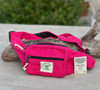 Boho Style Hemp Fanny Pack – Handmade Adjustable Waist & Crossbody Bag