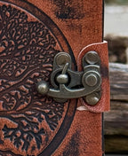 Handmade Tree of Life Embossed Leather Journal