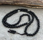 Natural Ebony Wood 108 Beads Prayer Mala