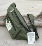 Boho Style Hemp Fanny Pack – Handmade Adjustable Waist & Crossbody Bag
