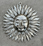 Eco-Friendly Recycled Aluminum Sun Wall Hanging - Handcrafted in India