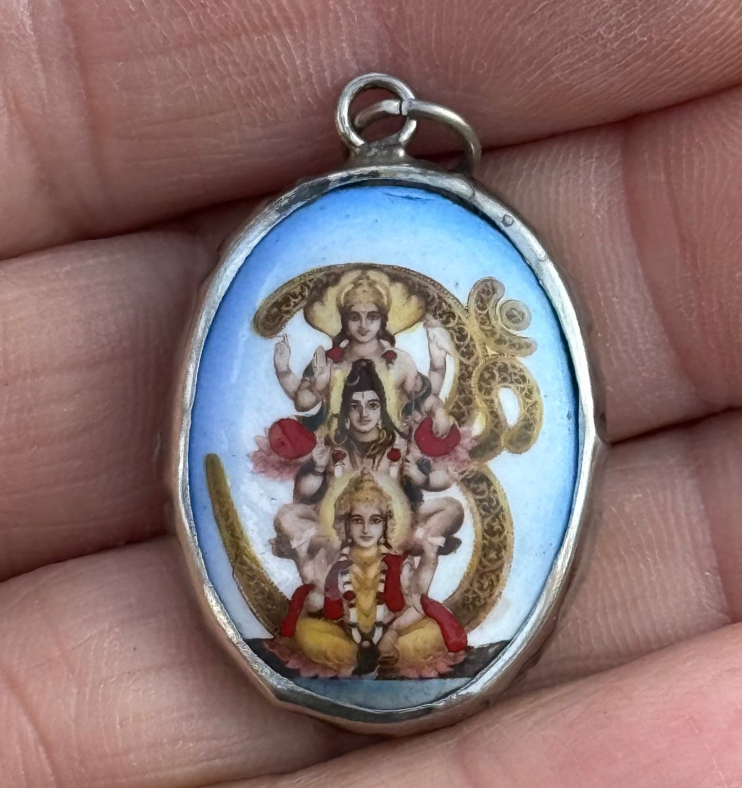 Enameled Hindu God & Goddess Pendants
- Yoga Jewelry