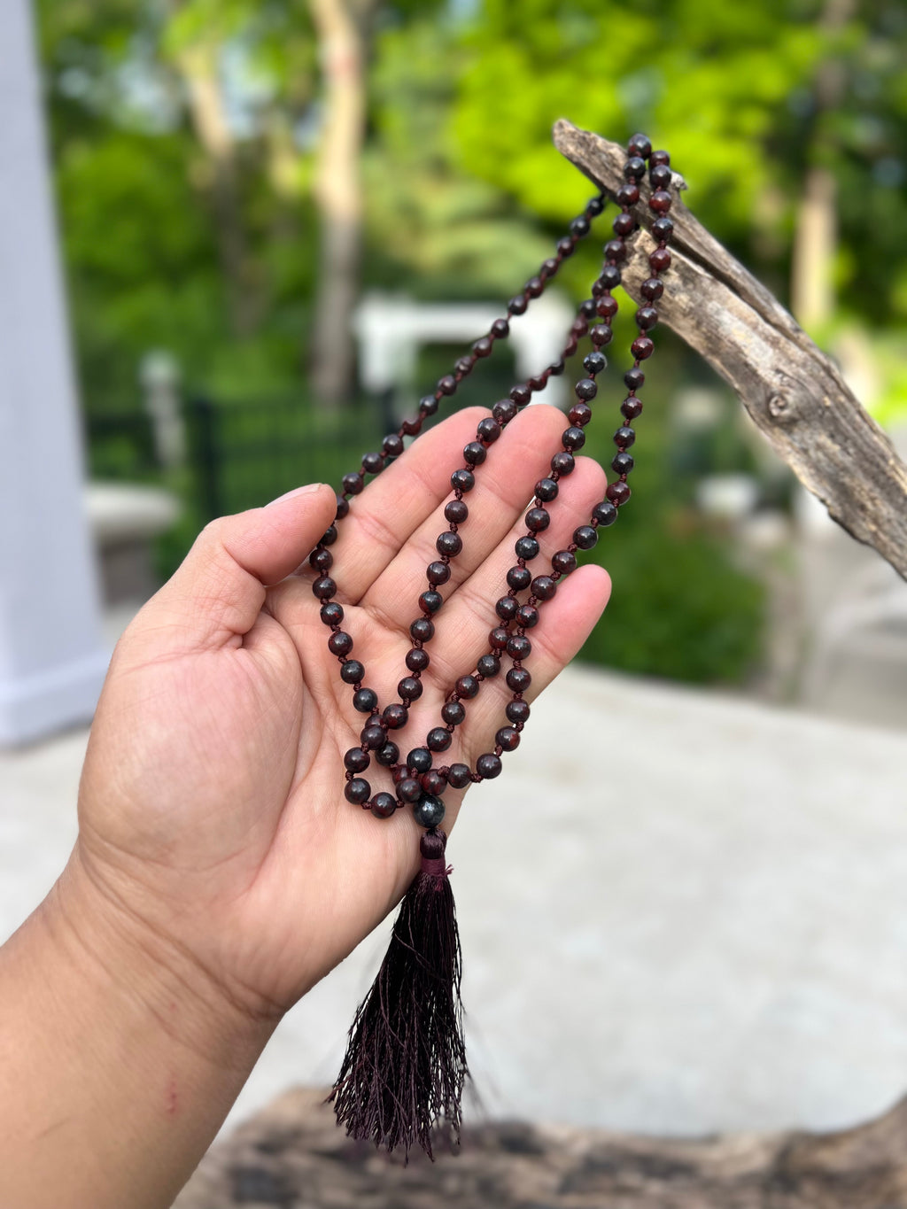 Gemstone Dragon Blood 108 Beads Prayer Mala