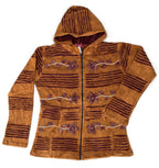 Patchwork Embroidered Hoodie Jacket - Handcrafted in Nepal - DharmaObjects