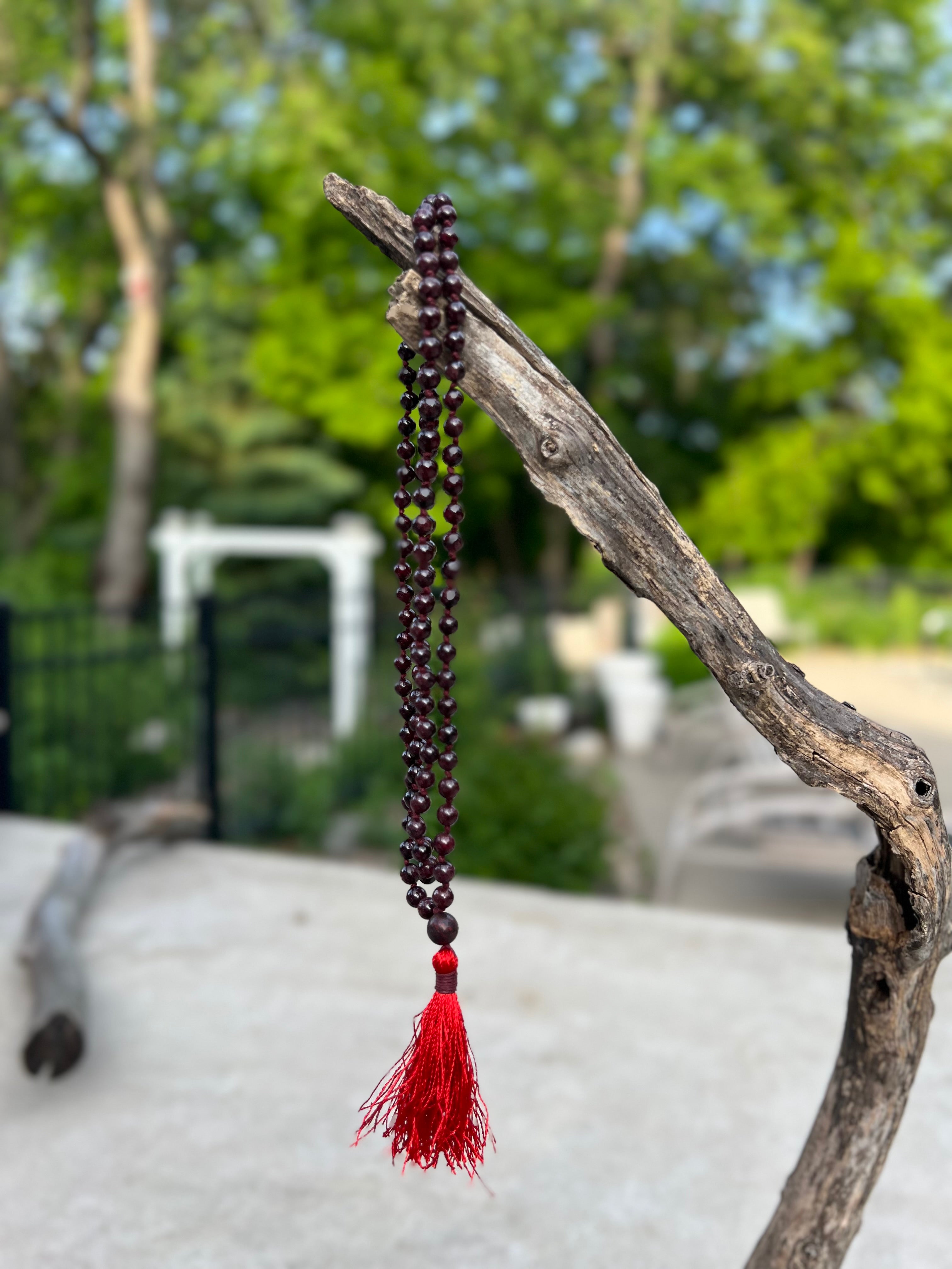 Gemstone Dragon Blood 108 Beads Prayer Mala