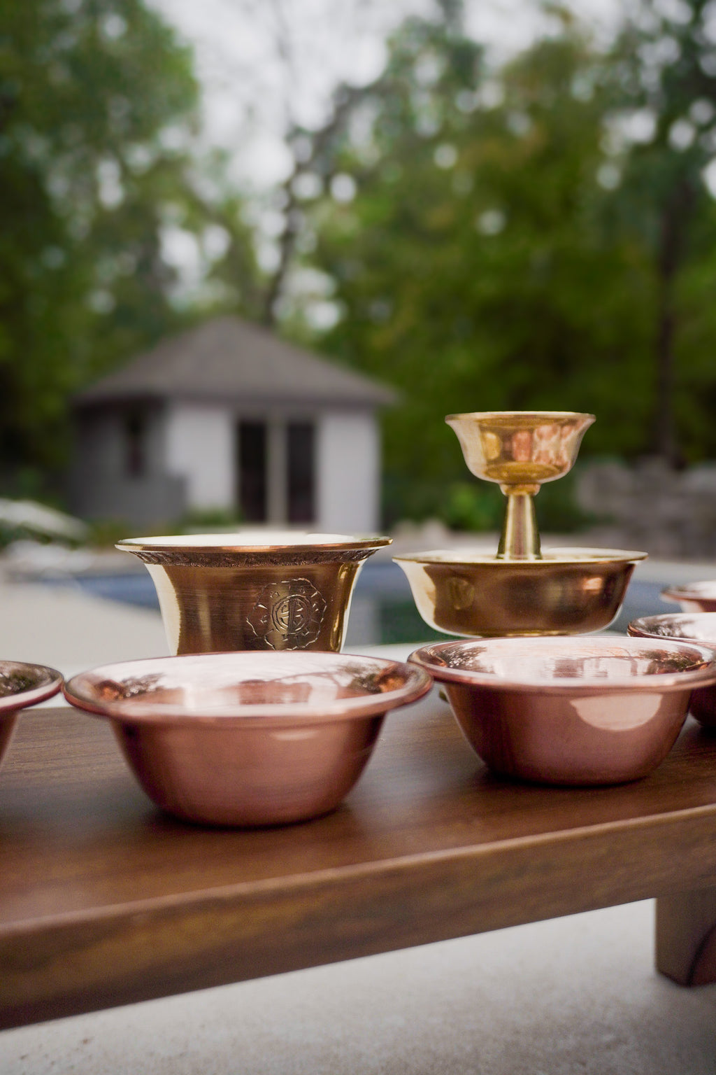 Tibetan Buddhist Altar Offering Set