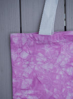 Tie Dye Canvas Jute Tote Bag