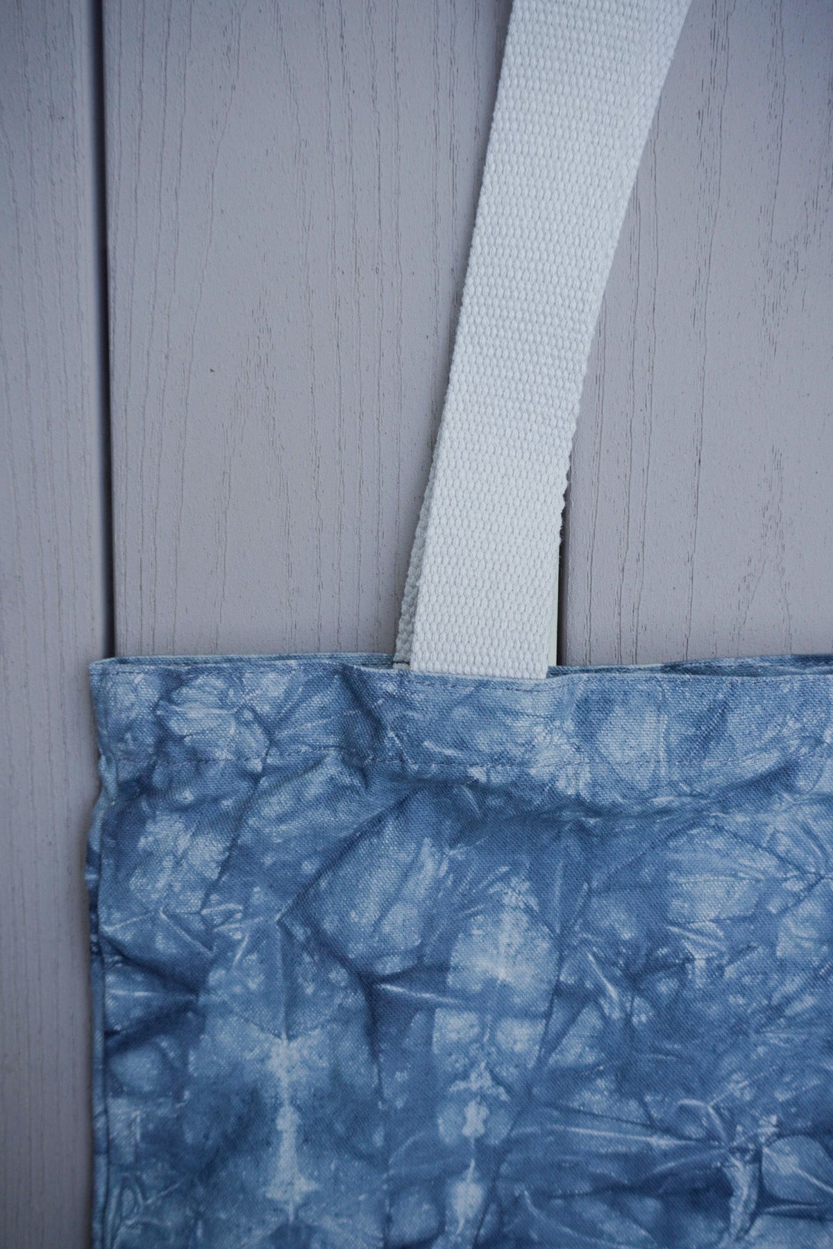 Tie Dye Canvas Jute Tote Bag