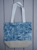 Tie Dye Canvas Jute Tote Bag