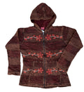 Patchwork Embroidered Hoodie Jacket - Handcrafted in Nepal - DharmaObjects