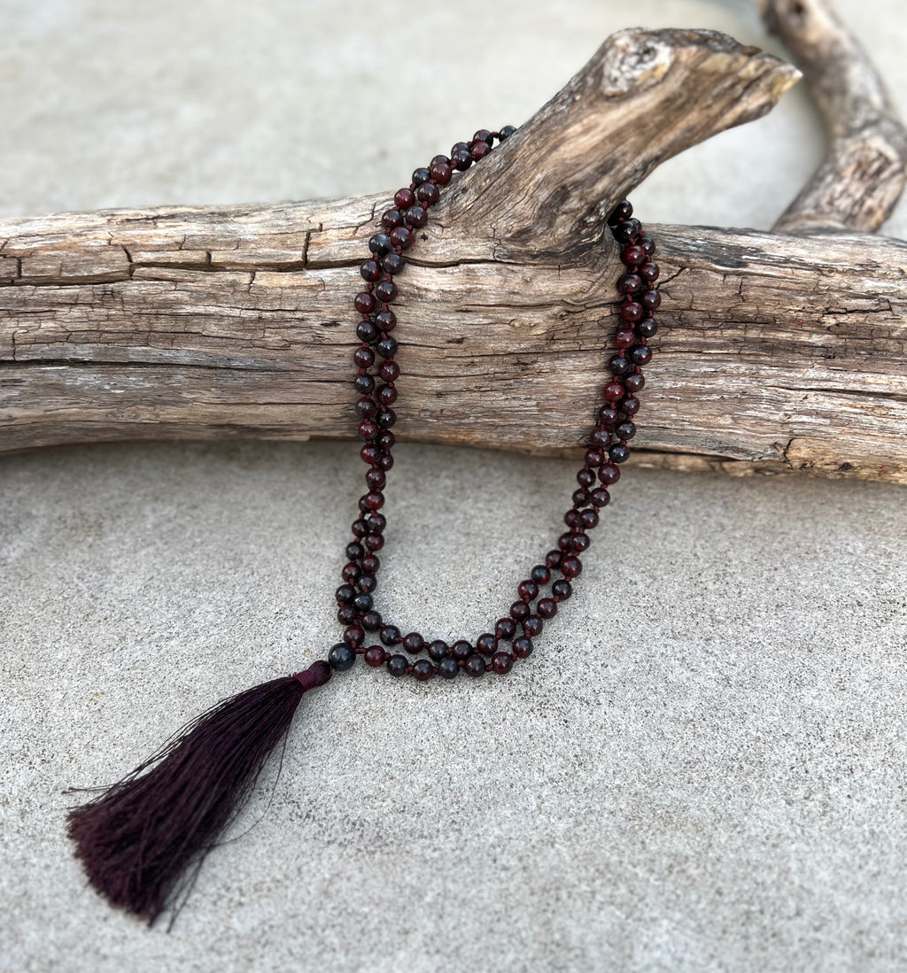 Gemstone Dragon Blood 108 Beads Prayer Mala
