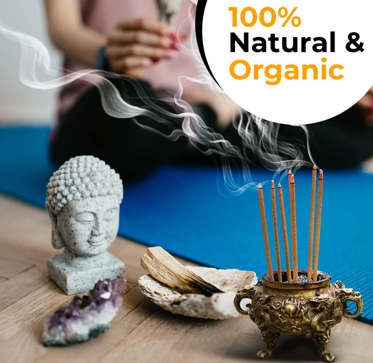 Tibetan Tara Healing Incense - 3 Packs (20 Sticks per Pack) | 5.5" Length | Handcrafted & 100% Natural