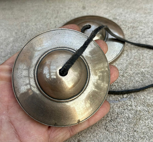 Tibetan Buddhist Meditation Yoga Tingsha Cymbal Bell Chimes With Pouch