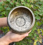 Mani Antique Rare Singing Bowl From Himalaya 5.75 Inches - DharmaObjects