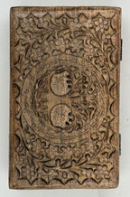 Large Hand Carved Tree of Life Wooden Box Keepsake Storage Multi Utility - DharmaObjects