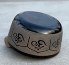 Large Tibetan Singing Bowl Set | Hand Painted Meditation Bowl with Mallet & Ring Cushion for Sound Healing - DharmaObjects