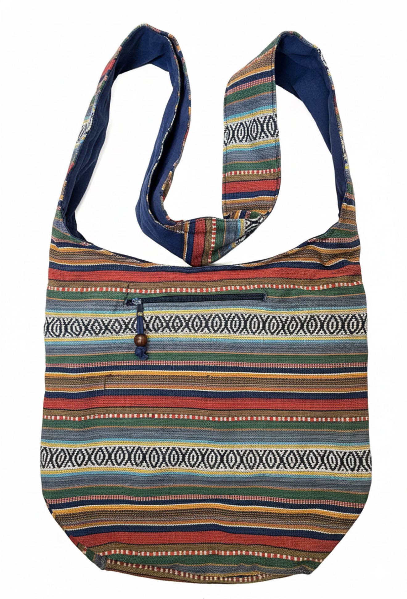 Handloom Hobo Bohemian Sling Crossbody Bag - DharmaObjects