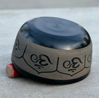 Large Tibetan Singing Bowl Set | Hand Painted Meditation Bowl with Mallet & Ring Cushion for Sound Healing - DharmaObjects