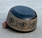 Large Tibetan Singing Bowl Set | Hand Painted Meditation Bowl with Mallet & Ring Cushion for Sound Healing - DharmaObjects