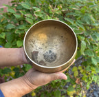 Antique Naga Pedestal Himalayan Singing Bowl 6 Inches Solar Plexus Chakra - DharmaObjects