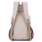 KayJayStyles Natural Handmade Large Multi Pocket Hemp Nepal Backpack (BKPK5) - DharmaObjects